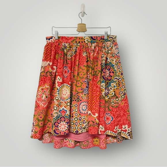 J.Crew Medium Women Wrap Top Vibrant Paisley Multicolor Cropped V-neck Top Skirt - Picture 3 of 11